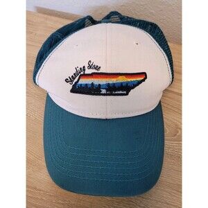 Standing Stone State Park Tennessee Hat Cap Snapback Blue 84 Trucker Blue White